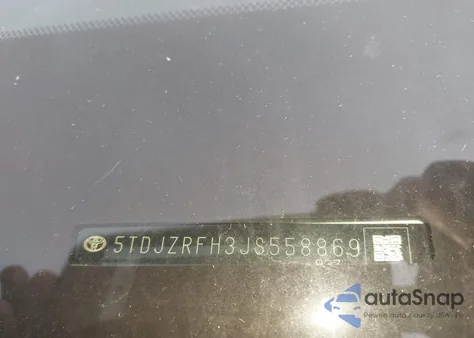 2018 Toyota Highlander Xle from USA, damaged, VIN 5TDJZRFH3JS558869